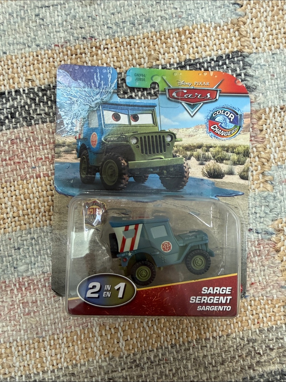 NWT Disney Cars Sarge color changing car toy